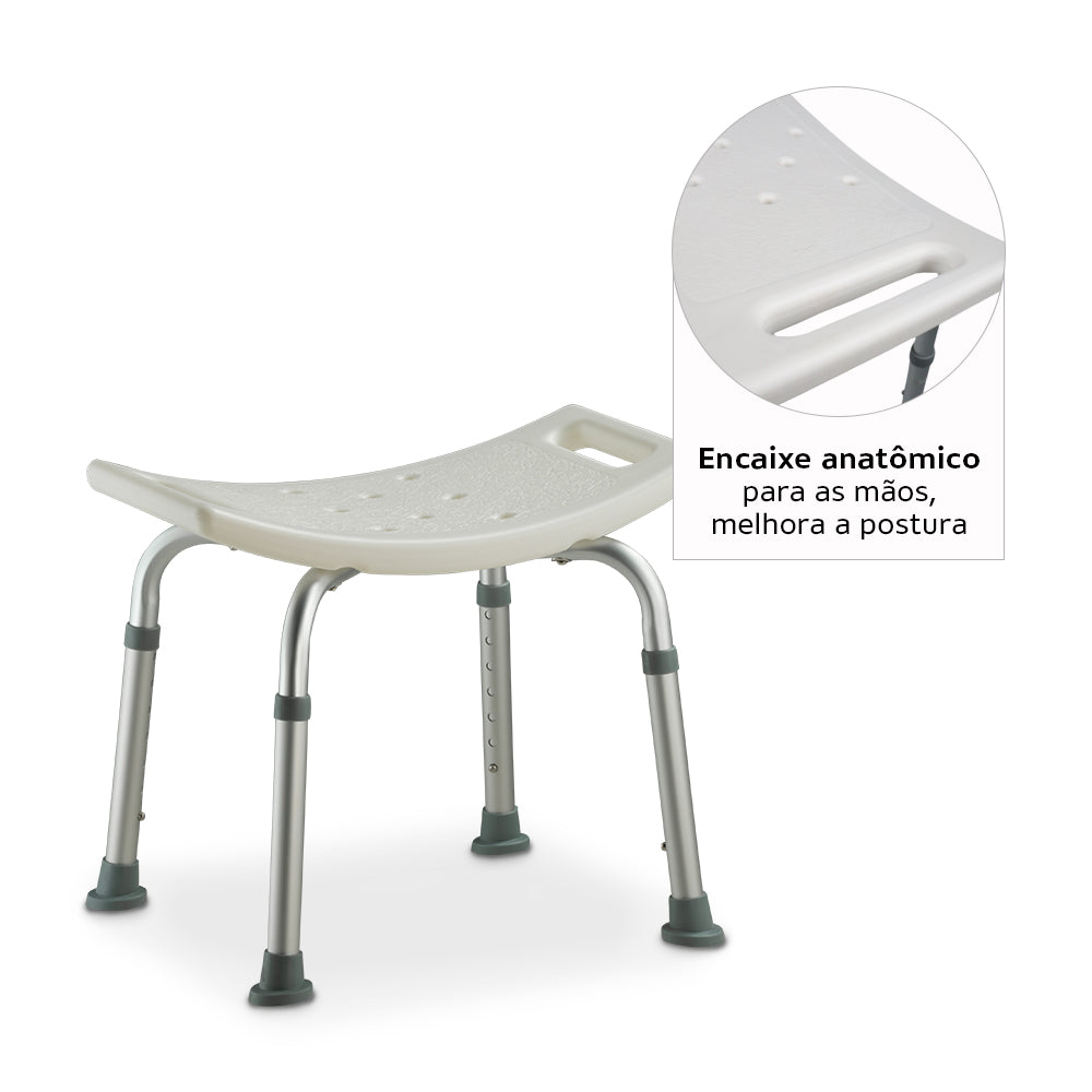 Banqueta de Higienização retangular mod- D1 Dellamed