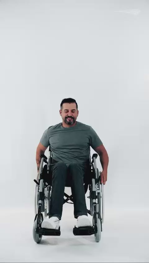 Cadeira de rodas adulto mod- Aluminium Premium AL-11 Hidrolight